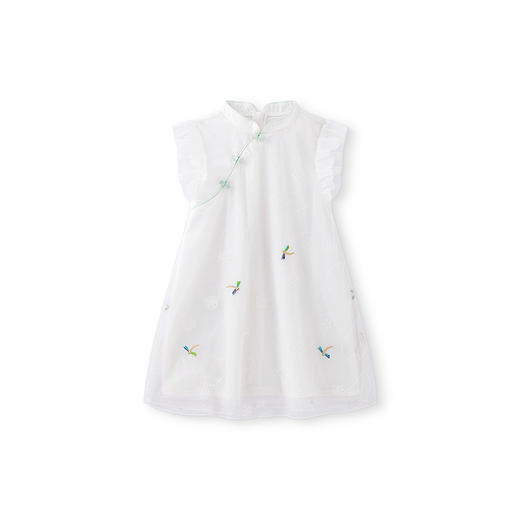 【商场同款】英氏女童连衣裙夏季国风小女孩裙子2025新款背心裙 商品图4