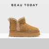 BeauToday 厚底绵软雪地靴女冬季加绒靴子棉鞋保暖短靴女08072 商品缩略图1