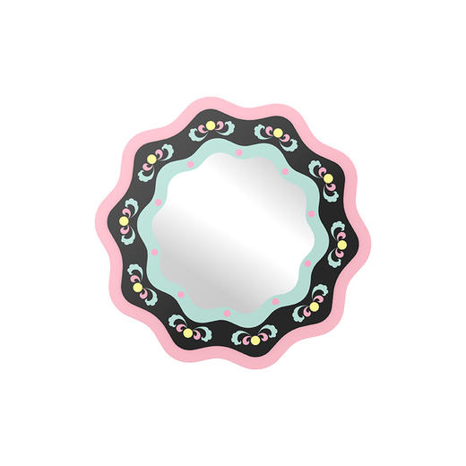 【灵蛇之珠】多宝花镜 POPGRIP泡泡骚手机粘贴式气囊支架 Popout异形系列 粉绿 波浪镜 波纹 国风 商品图1