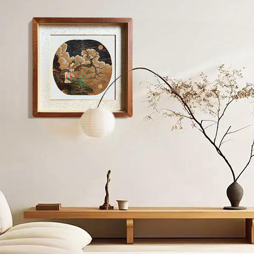 宋代山水实木框画 客厅卧室书房装饰画 商品图2