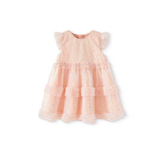 【商场同款】英氏女童连衣裙夏季短袖可爱公主裙2025新款蓬蓬裙 商品图4