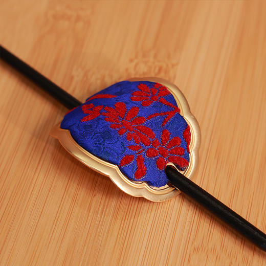 【抖音专属】宋锦饰品（24800006-青雀） 商品图1