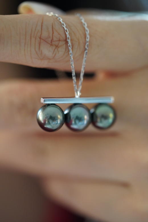 大溪地项链「三珠平衡」 商品图4