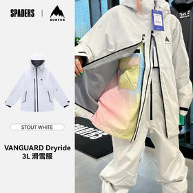 24/25BURTON雪服M VANGUARD II DRYRIDE 3L JACKET STOUT WHITE