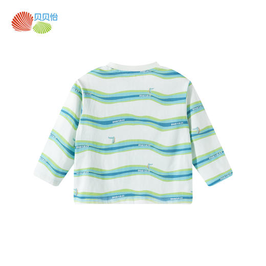 2025新款春季简约时尚纯棉圆领休闲t恤男童上衣ZB1ES021 商品图4