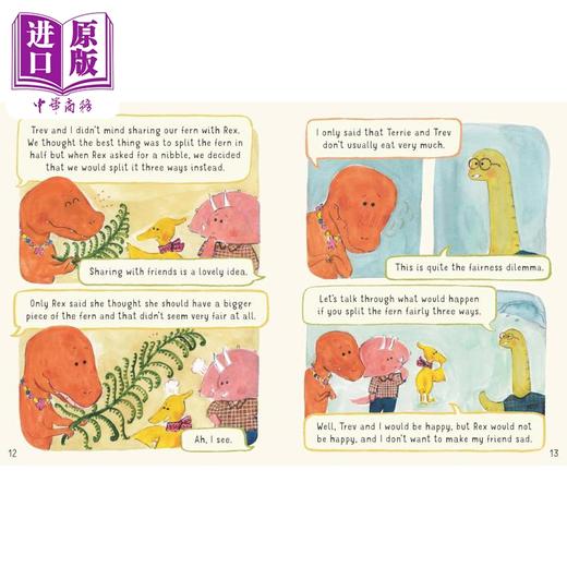 【中商原版】小恐龙大问题 10个待人处世的故事 Little Dinosaurs Big Questions 10 Thoughtful Stories 英文原版 儿童读物 商品图3