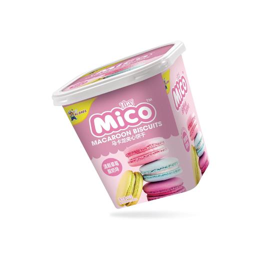 TDMico88g清新草莓酸奶味马卡龙夹心饼干 商品图0