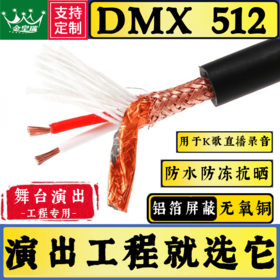 加强升级款【加密 抗干扰】RVPE金色铝箔128精炼铜编织屏蔽抗干扰 话筒线DMX512发烧纯铜音箱调音台连接卡农麦克风线110欧姆舞台灯光标准信号线帕灯光束灯信号线多色三芯卡侬线音频信号散线