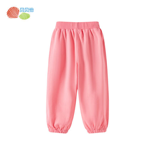 2025春季新款女童长裤时尚刺绣花朵休闲裤子儿童纯棉运动卫裤 商品图13