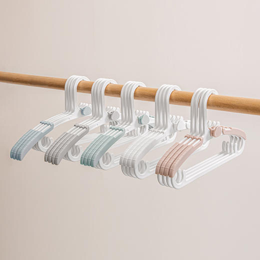 【6种规格可选】新款娜家可伸缩儿童衣架 商品图6