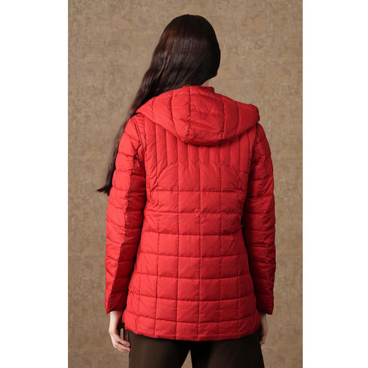 乔万尼新品羽绒服重磅刺绣设计双面穿连帽EI4T612 商品图4