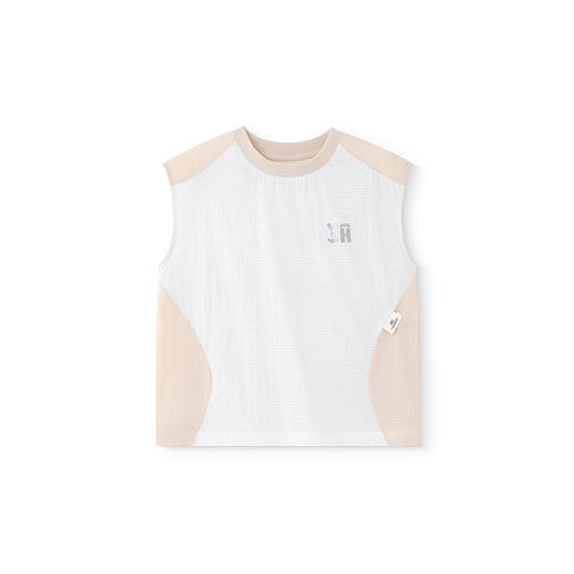 【商场同款】英氏儿童背心夏季无袖透气休闲男童撞色背心2025新款 商品图4