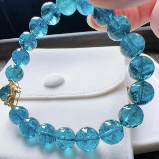 9mm单圈全色蓝碧玺手链 商品图0