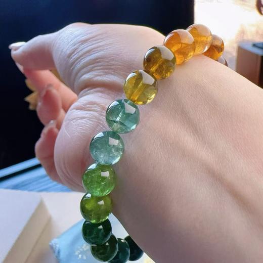 7mm-8mm单圈彩虹碧玺手串 商品图4