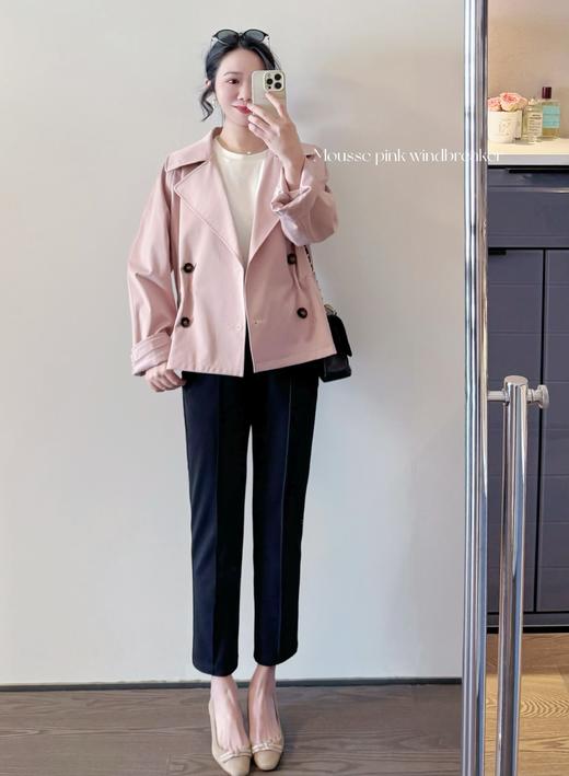 舒适与百搭之选 | 一万分新作 韩国进口时装针织弹力面料简约好版型修身显瘦九分裤 黑色 商品图2