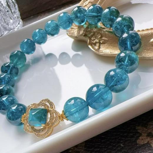 9mm单圈全色蓝碧玺手链 商品图3