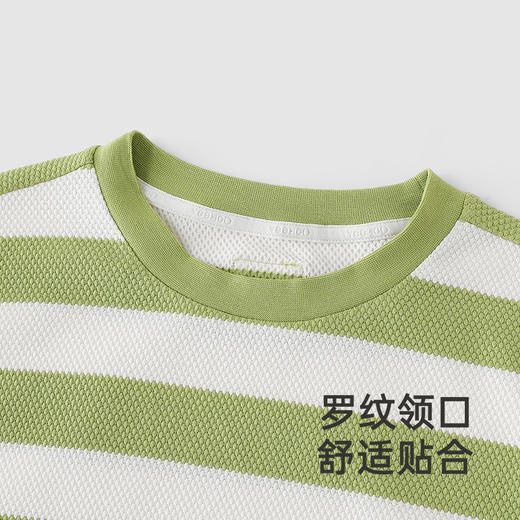 【商场同款】英氏儿童背心夏季无袖透气休闲男童条纹背心2025新款 商品图2