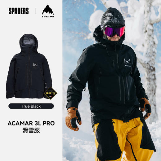 24/25BURTON雪服M AK GORE ACR 3L JK TRUE BLACK 商品图0