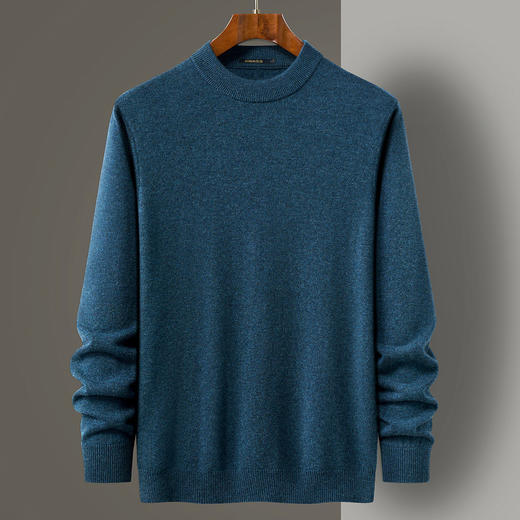【羊毛羊绒】罗蒙经典男士加厚羊毛衫男保暖羊毛衫舒适男羊毛衫羊绒衫 商品图4