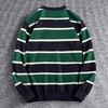 罗蒙男士针织衫撞色横条毛衣柔软细腻亲肤打底衫男士针织衫毛衣男 商品缩略图3