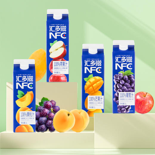 【NFC果汁礼盒】非浓缩还原果汁！内含苹果汁、葡萄汁、黄桃汁、芒果汁四种，喝出鲜果鲜榨的风味！果香浓郁，酸甜畅爽，清新自然！【QJ-J】 商品图5