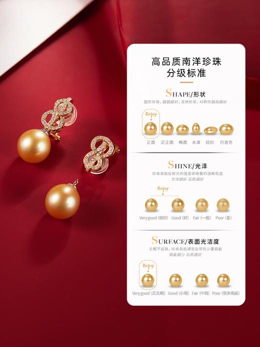 【天猫同款】18k金两戴款钻石珍珠耳夹 Hulu 商品图4