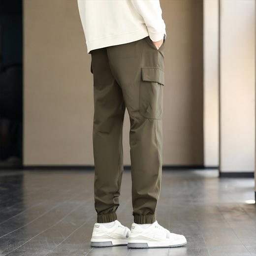 【多口袋】罗蒙男士户外工装裤男裤舒适休闲裤男士运动裤子男束脚裤卫裤 商品图4
