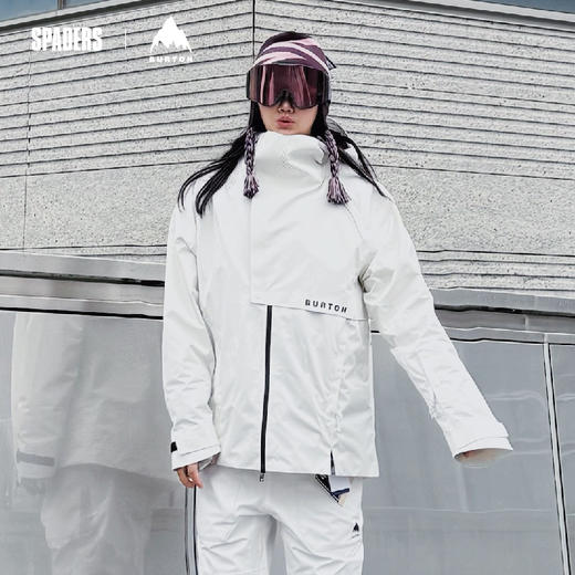 24/25BURTON雪服W ICEY DRYRIDE 2L JACKET STOUT WHITE 商品图0