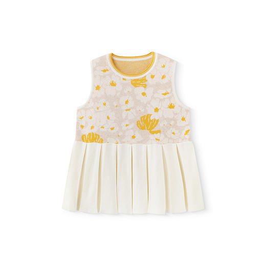 【高定系列】英氏女童裙子春夏女生山羊绒背心裙子2025新款连衣裙 商品图4