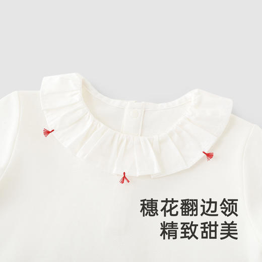 【高定系列】英氏儿童T恤春夏季长袖羊毛男童女童套头衫2025新款 商品图2