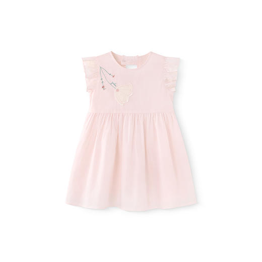 【商场同款】英氏女童连衣裙夏季短袖国风小女孩裙子纯棉2025新款 商品图4