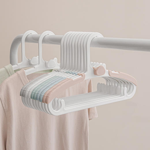 【6种规格可选】新款娜家可伸缩儿童衣架 商品图0