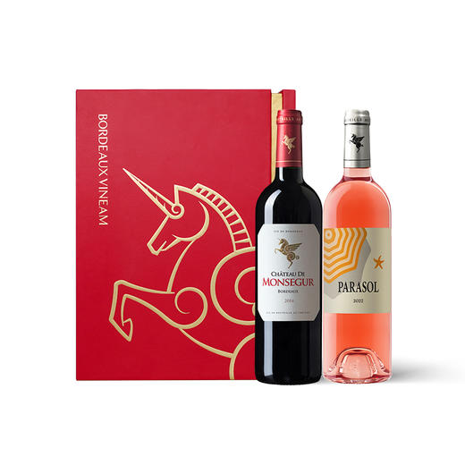 翡马*鸿运当头礼盒 波尔多进口葡萄酒 商品图0