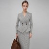 IWY/花灰色高级感西装套裙秋冬正式场合正装酒店经理工作服教师职业装24CS662 商品缩略图2