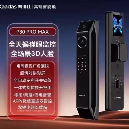 【南京焕新】凯迪仕密码锁 P30ProMax 可预约时间上门安装 商品图1