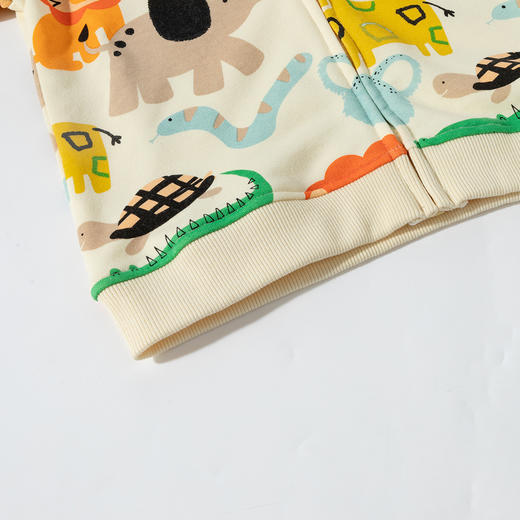 2025春秋新款男童外套连帽防风夹克儿童卡通满印运动休闲风衣 商品图8