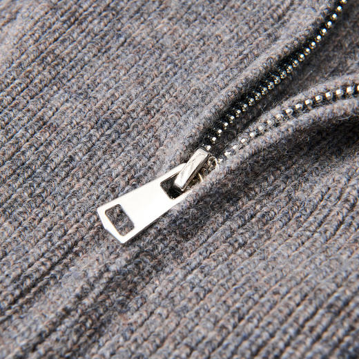 【拉链大翻领】罗蒙男士羊毛衫100羊毛加厚毛衣百搭休闲男士毛衣 商品图5