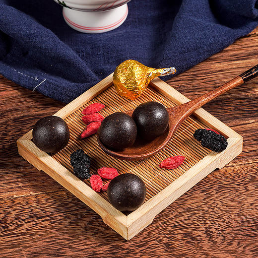 【第2瓶半价❗️古法参杞鹿鞭丸】甄选黄精、鹿鞭、人参、黑芝麻、玛咖粉、大枣、枸杞、山药、桑葚、覆盆子等精制而成！草本20粒/瓶 商品图2