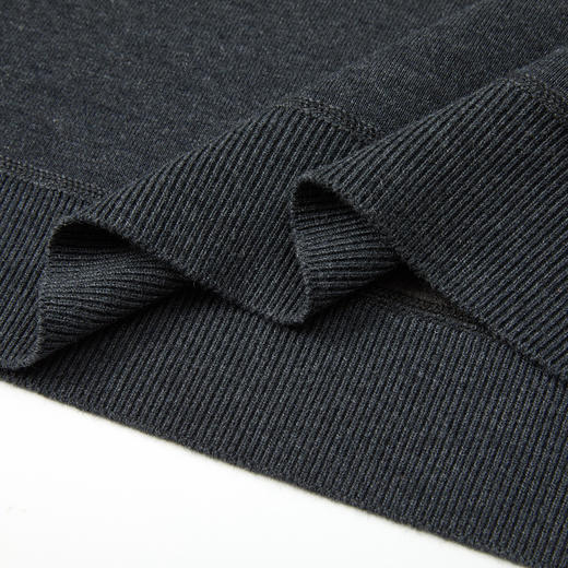 【加绒加厚】罗蒙男士含羊毛假两件男针织衫男士毛衣秋冬加绒衬衫男士衬衫 商品图5