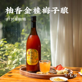 日食记 柚香金桂梅子酿 梅子酒 730毫升/瓶