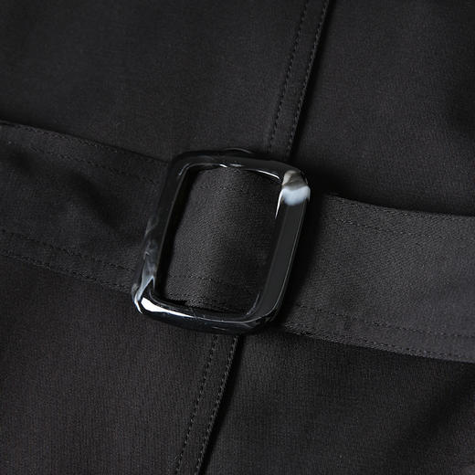 VIMAGE纬漫纪气质经典卡其百搭宽松长款显瘦风衣外套2025春季新款VA2504403 商品图9