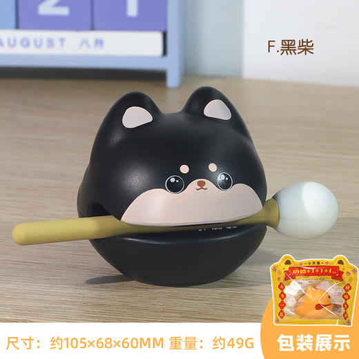 【接好运❗️木鱼一敲 招财进宝】逆风如解意，静心解压神器，新款求财财富+1小木鱼解压摆件办公工位桌面情绪治愈新年蛇年春节佛系玩具 商品图8