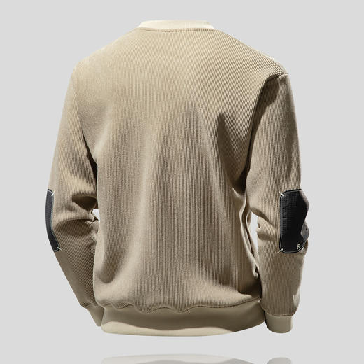 罗蒙男士加厚秋冬保暖舒适男卫衣圆领套头卫衣男百搭休闲时尚男卫衣 商品图4