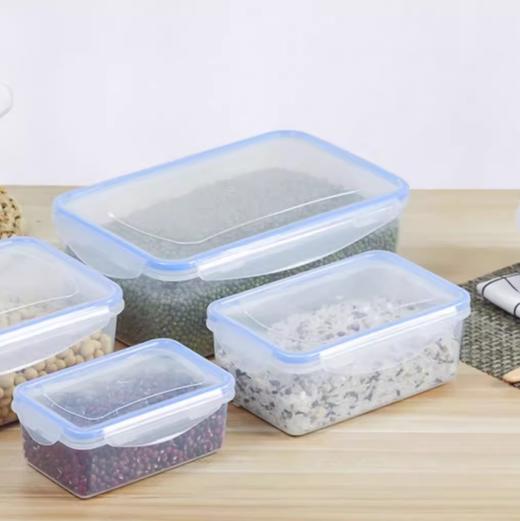 PP保鲜盒 密封保鲜盒 冰箱收纳盒加热饭盒密封盒便当盒水果盒餐盒 商品图1