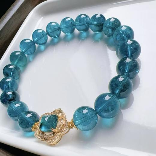 9mm单圈全色蓝碧玺手链 商品图2