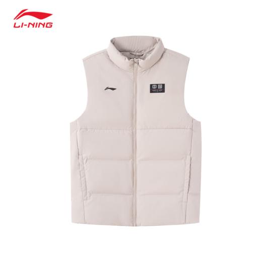李宁羽绒马甲男2024冬款新款健身系列鸭绒保暖外套AMRU107 商品图0