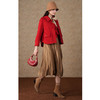 【100%绵羊毛】乔万尼红色大衣新款冬季短款EM4B578 商品缩略图2