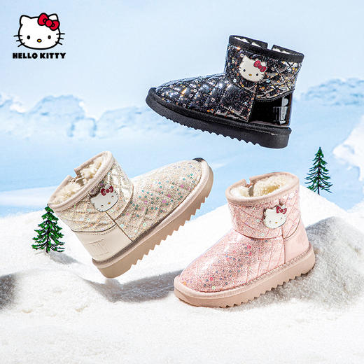 HELLO KITTY凯蒂猫冬季儿童棉靴26-37 K4546829 商品图0