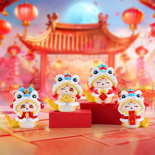 【金蛇迎福手办】喜庆蛇年新款金蛇迎财运盲盒手办新年送礼 推荐礼物家居装饰品 商品图1