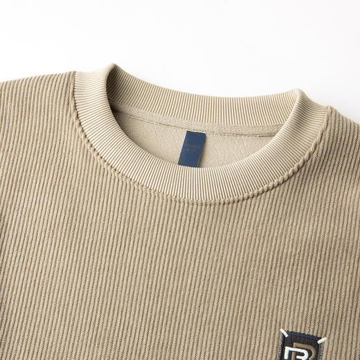 罗蒙男士加厚秋冬保暖舒适男卫衣圆领套头卫衣男百搭休闲时尚男卫衣 商品图5